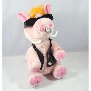 Wags N Kisses Pork Chopper Plush Hog Biker Pig ~ Sings & Dances Born to be Wild